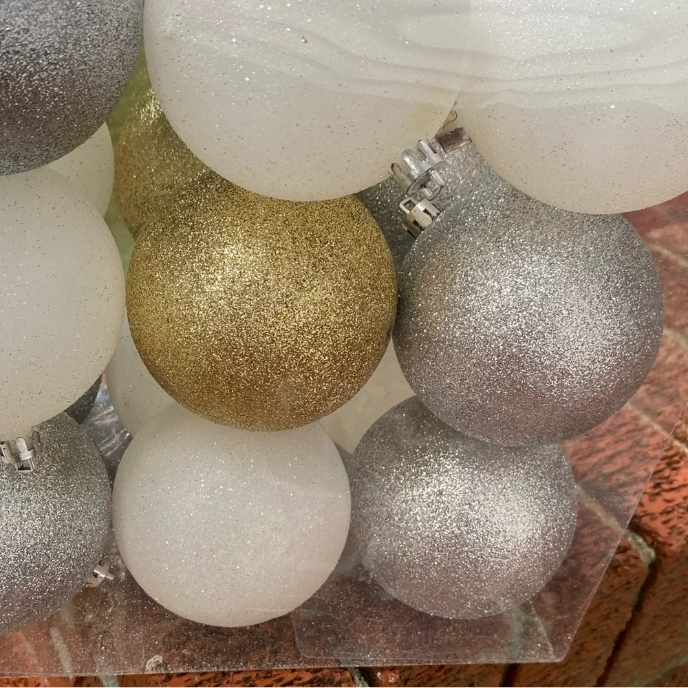 Winter Wonder Lane Glittered 18 Piece Shatterproof Holiday Ornament
